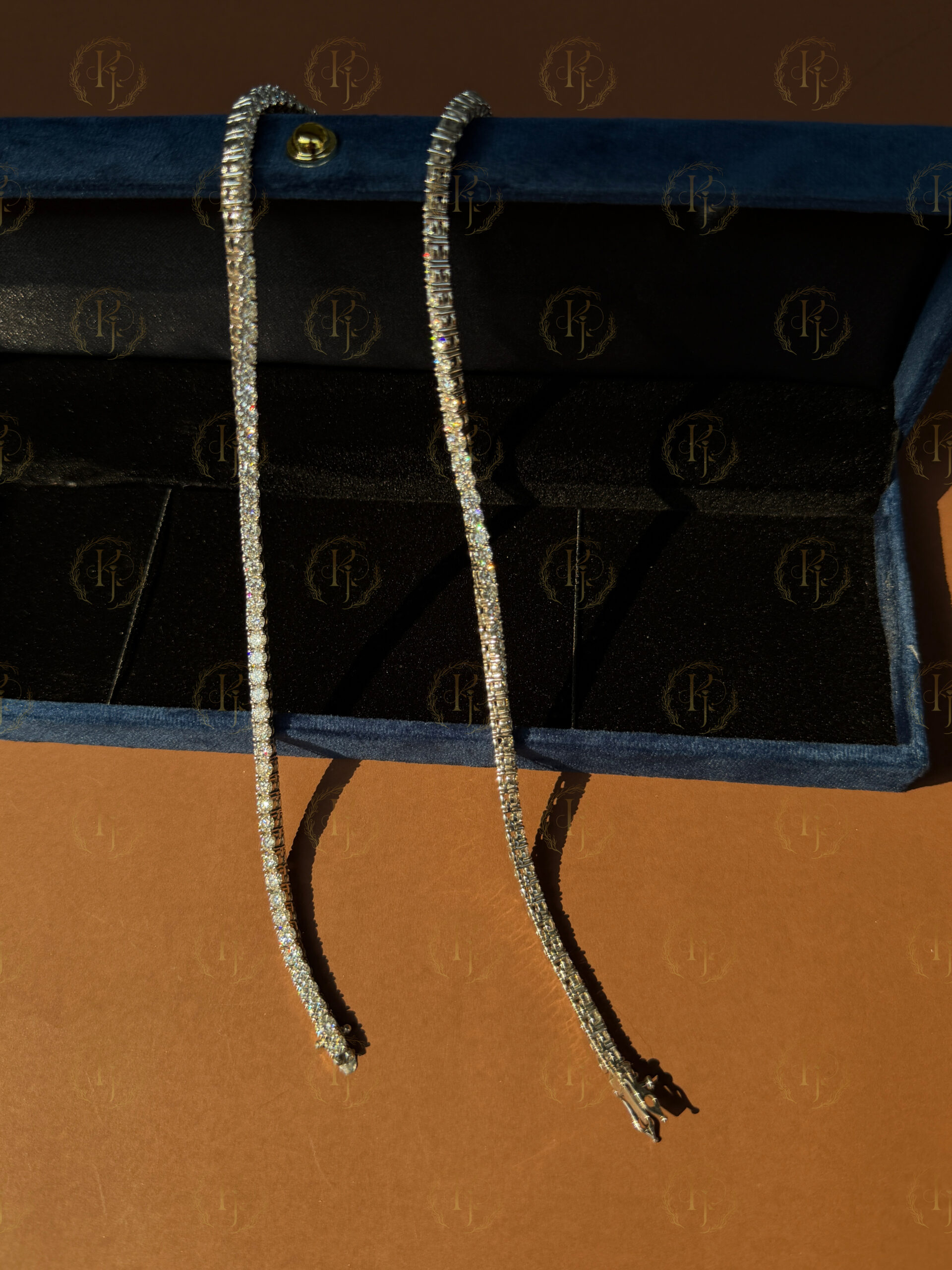 4mm 20inch Tennis chain with White tone - Image 5