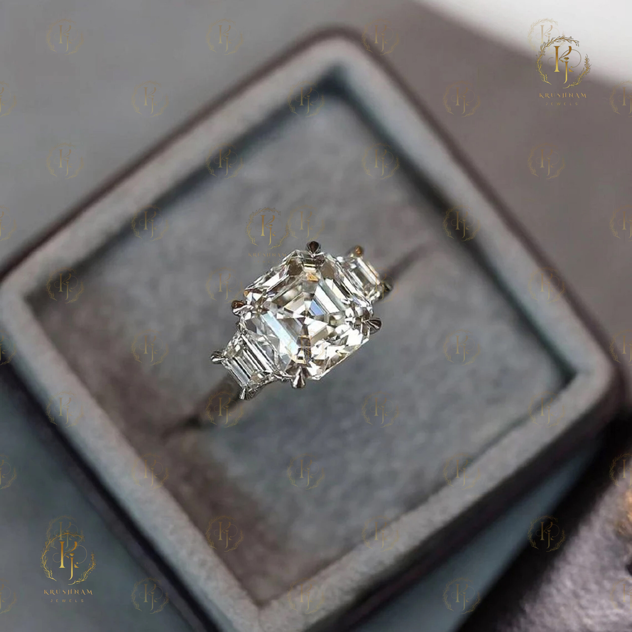 White Diamond with Rose Gold tone - Image 7