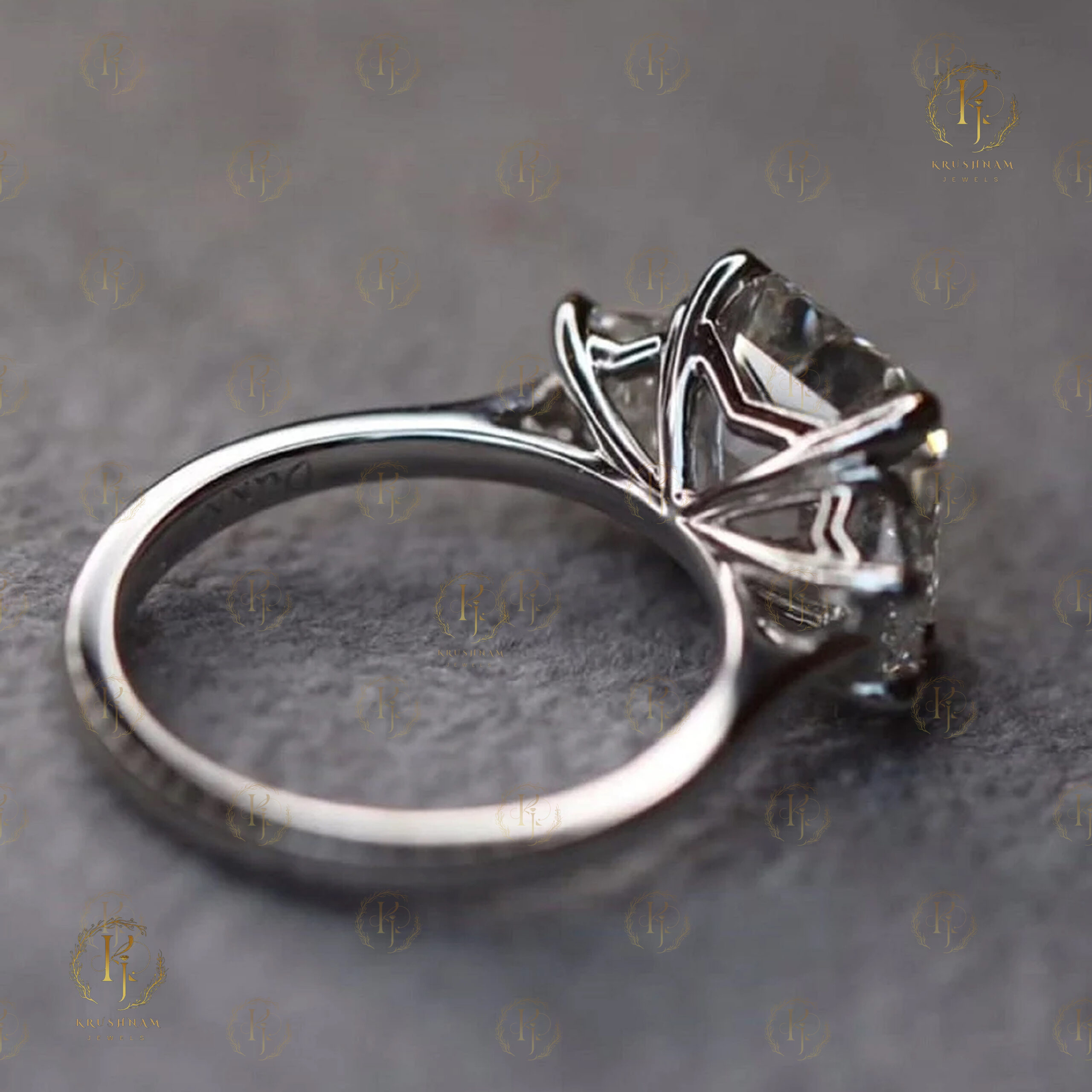 White Diamond with Rose Gold tone - Image 5