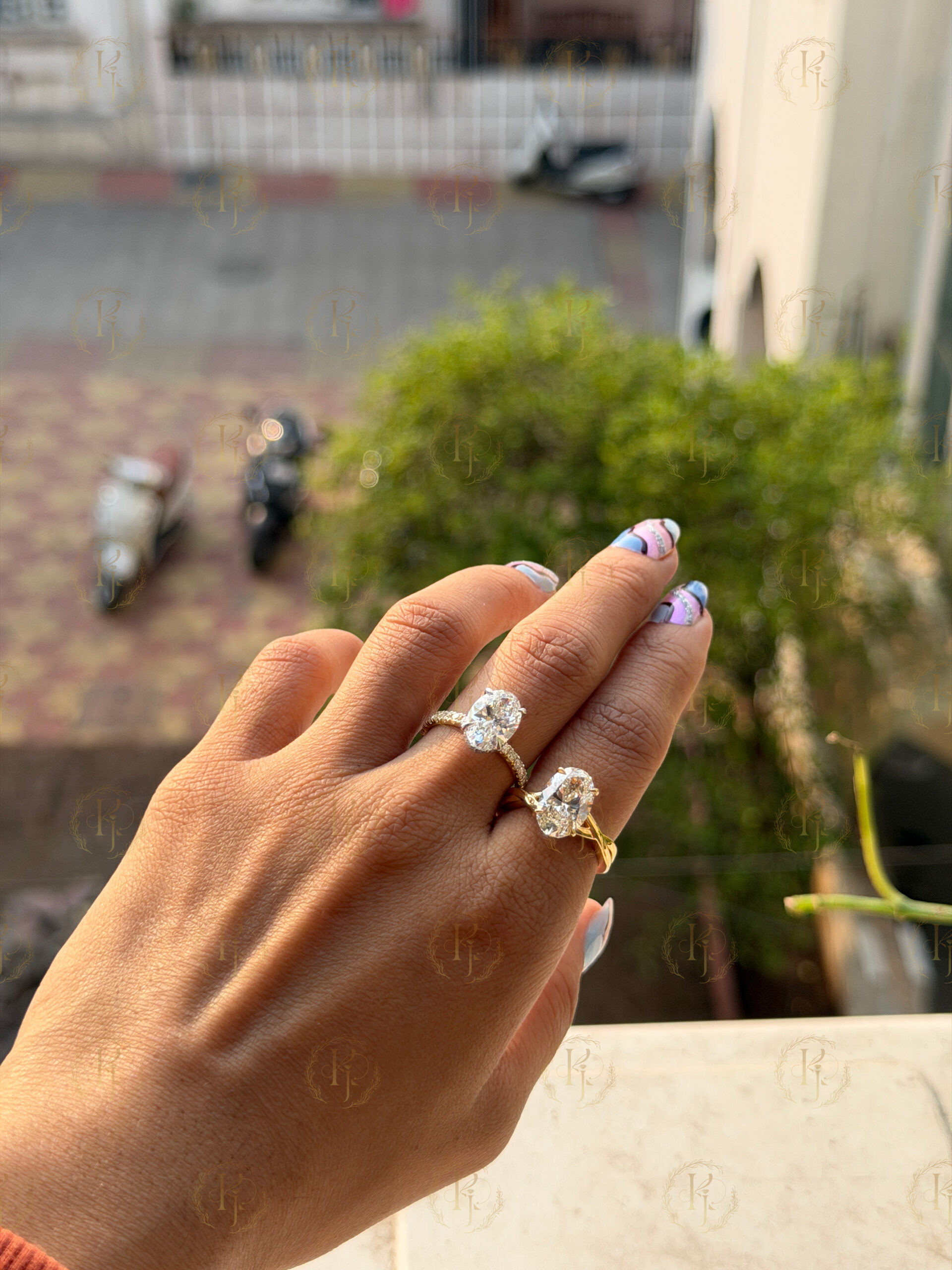 Custom 14ct real gold Engagement Ring with Lab-Grown Diamond - Image 5